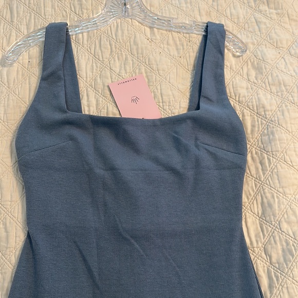 Hello Molly never worn blue midi dress size 6 M - Picture 2 of 3